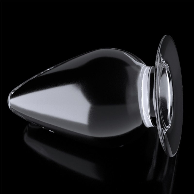 Flawless clear anal plug 4.5''
