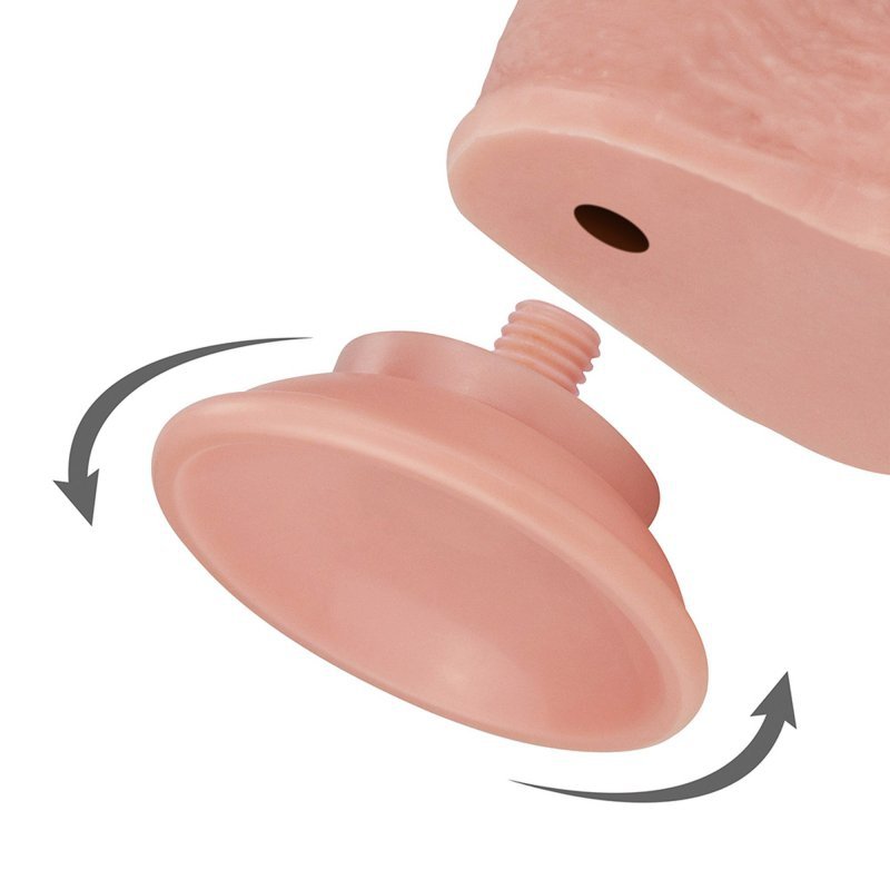 Dildo realistyczne z ruchomą skórą 9.5&quot;