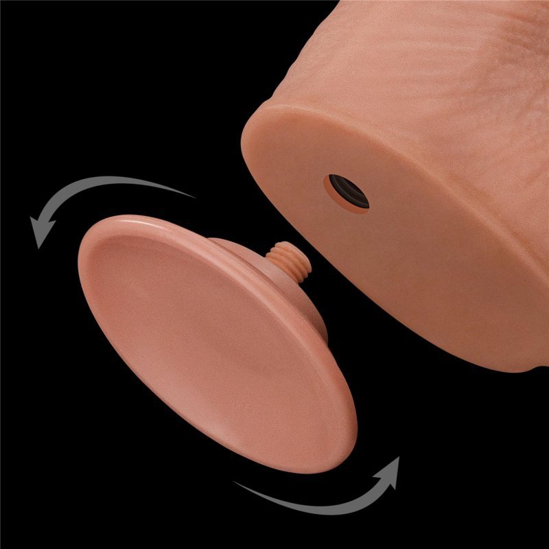 Dildo King size z ruchomą skórą Dual Layer Dong 34cm
