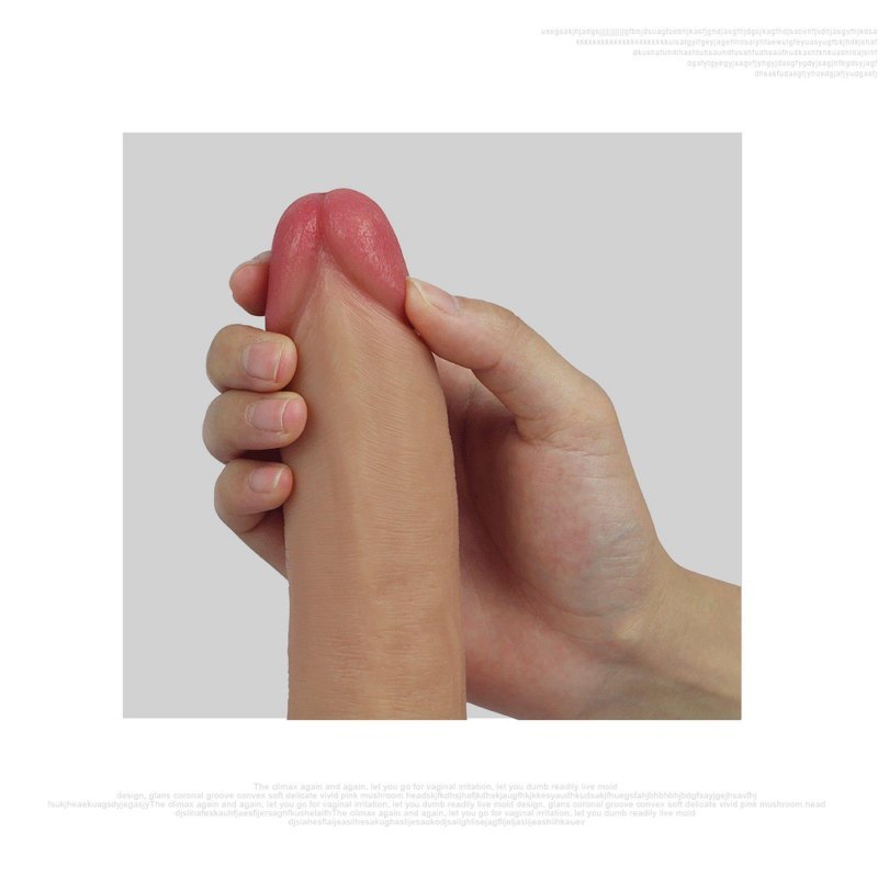 Mega naturalny penis dildo Lovetoy podwójny silikon 20 cm