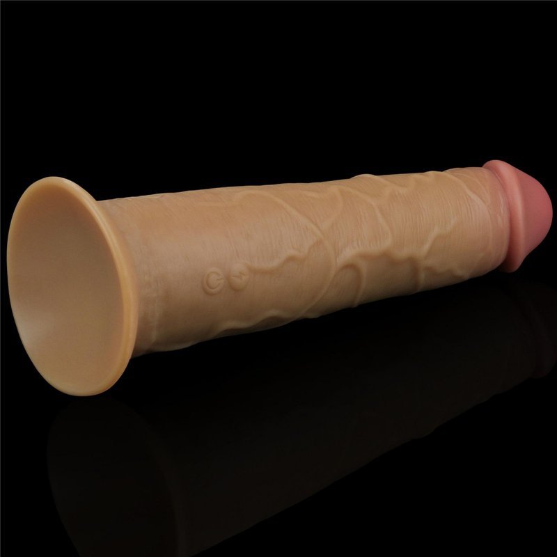 Wibrator rotacyjny dildo na przyssawce  20 cm