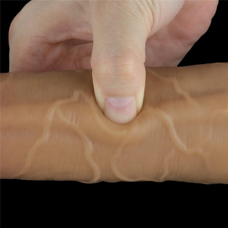 Wibrator rotacyjny dildo na przyssawce  20 cm