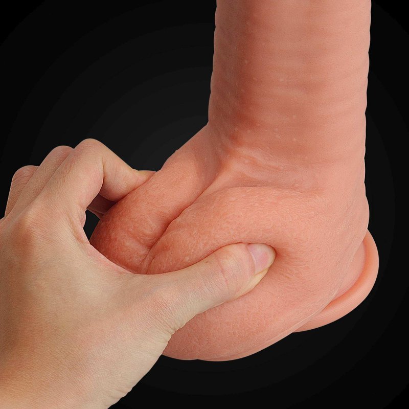 Ekskluzywny penis dildo Lovetoy podwójny silikon 30,5 cm
