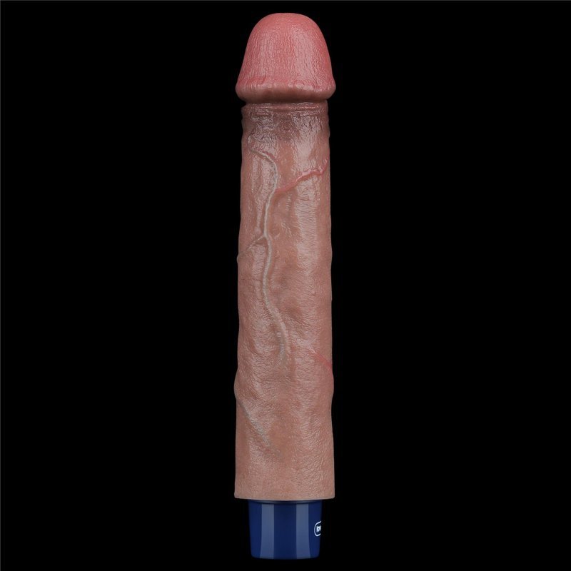 Realistyczne wibrujące dildo jak prawdziwy penis 23 cm