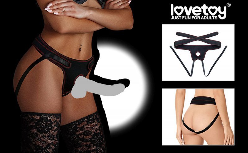 Uprząż strap-on pas do dildo dla lesbijek
