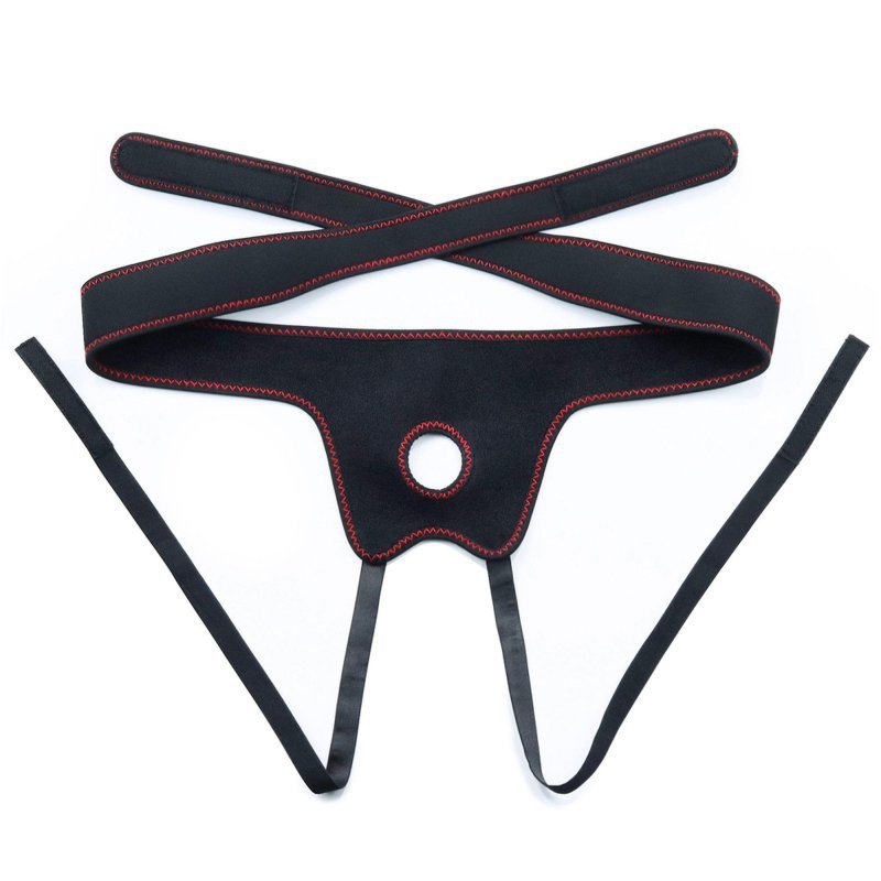 Realistyczne dildo z uprzężą strap-on 18 cm