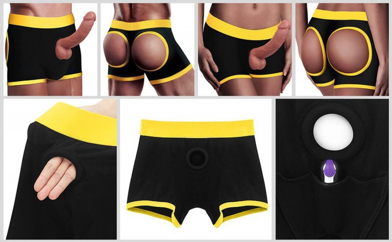 Horny strapon shorts (33 - 37 inch waist)