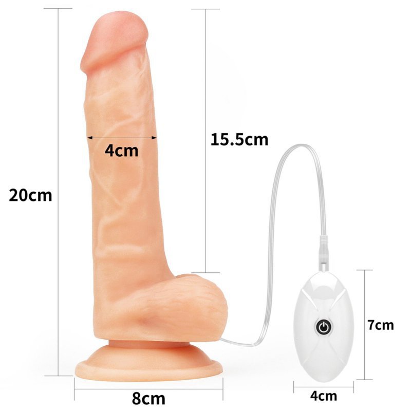 Vibrating easy strapon set 7.5''