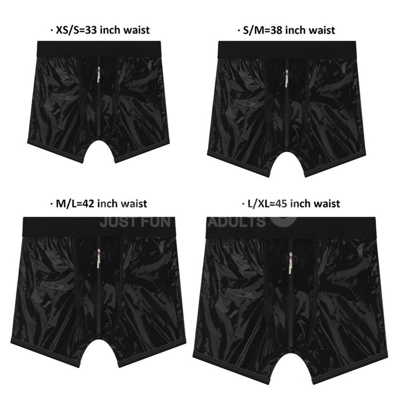 Bokserki strapon weetlook Chic Strap-On (36 - 39 inch waist) czarne