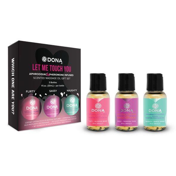 Dona zestaw olejków do masażu 3 x 30 ml