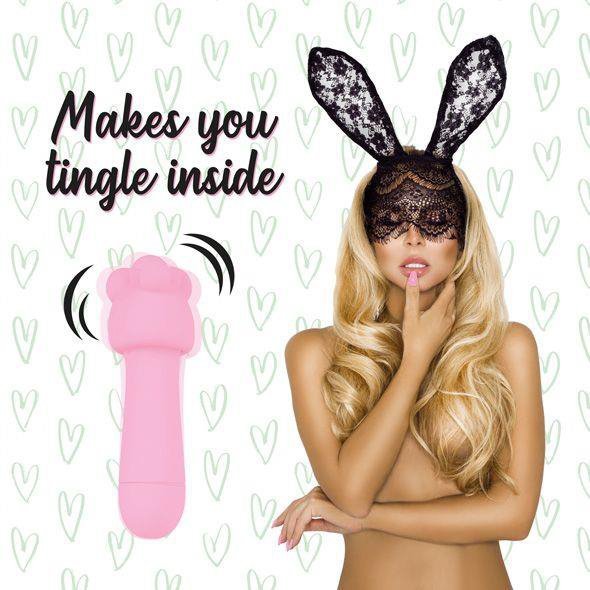 Uroczy masażer króliczek z nakładkami FeelzToys Mister Bunny róż
