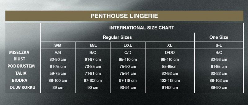 Bielizna Body search white XL Penthouse