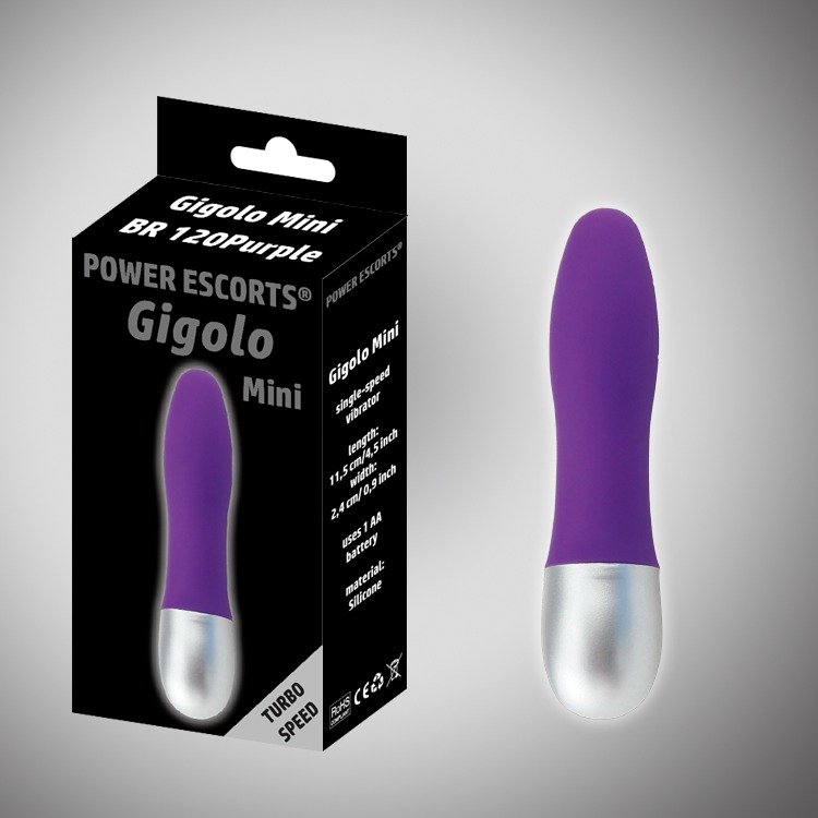 Mini wibrator kompaktowy masażer łechtaczki fioletowy