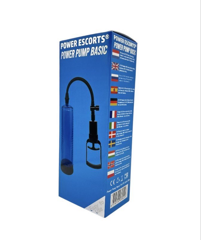 Power Escorts – power pump basic – penis pump – dark blue