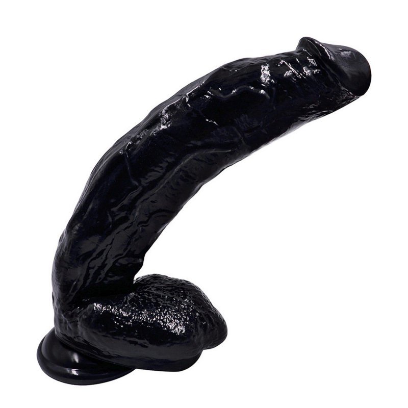 Murzyńskie żylaste dildo Monster John 27 cm
