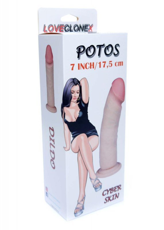 Realistyczne zakrzywione dildo z przyssawką 18 cm