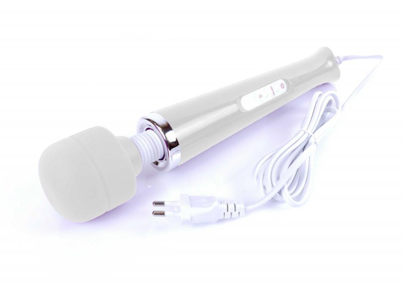 Stymulator magic massager wand cable 110-240v white 10 function