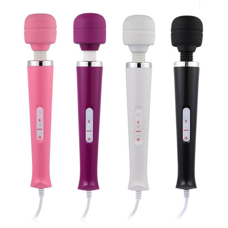 Stymulator magic massager wand cable 110-240v white 10 function