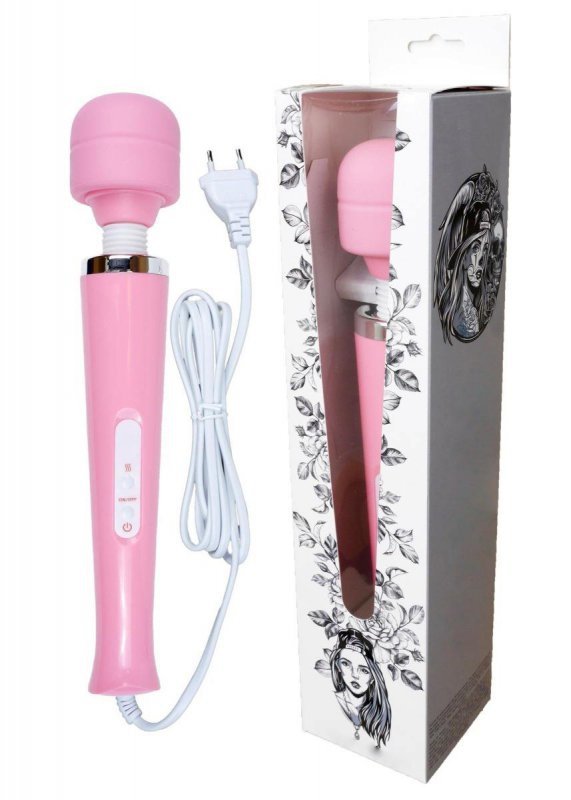 Wibrator z ruchomą głowicą WAND Magic 230V Pink 10 funkcji
