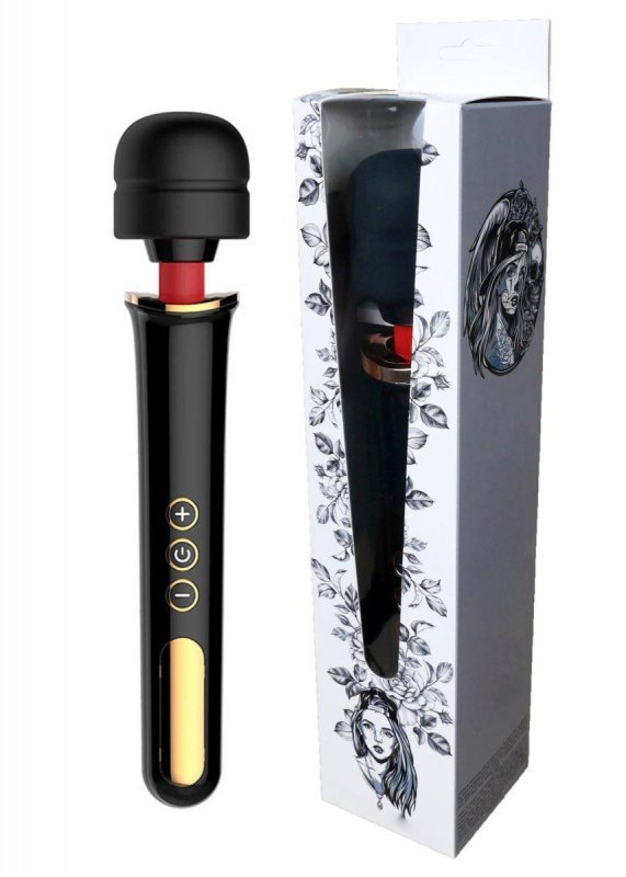 Stymulator massager super powerful usb black 10 function