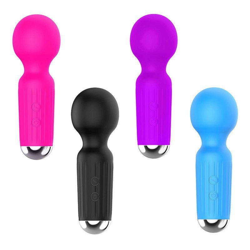 Mini masażer erotyczny różdżka wand stymulator łechtaczki róż