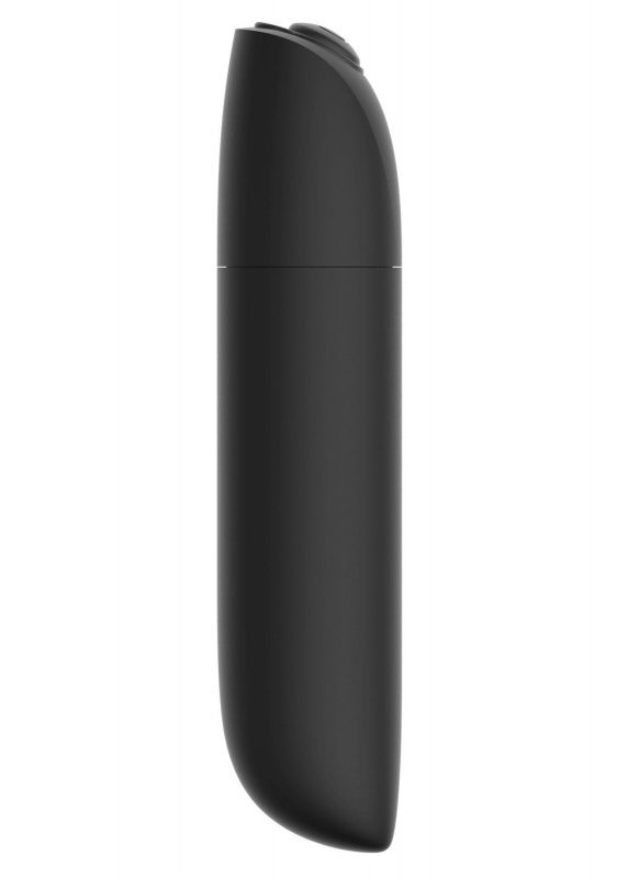 Mocny mini wibrator 20 trybów wibracji czarny połysk
