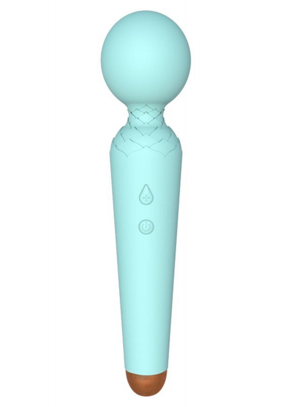 Stymulator rechargeable power wand usb 10 functions - blue