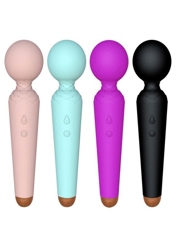 Stymulator rechargeable power wand usb 10 functions - black