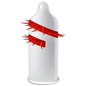 prezerwatywa z kolcami