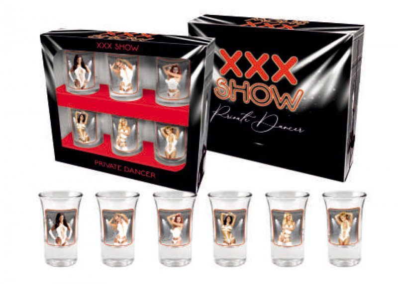XXX Show zestaw 6 kieliszków 35ml kobiety