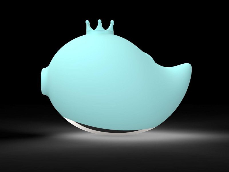 Rachel vibrating &amp; sucking fish usb 9 functions, blue