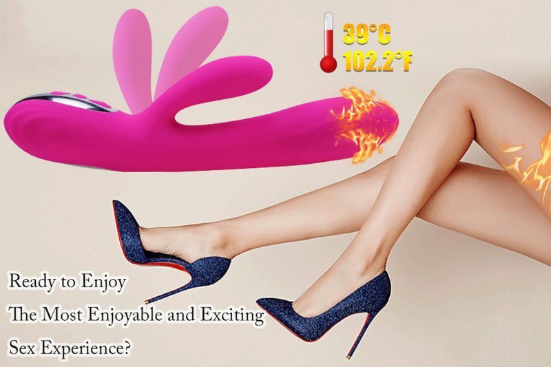 Wibrator króliczek Joker Heating Double Vibrating różowy