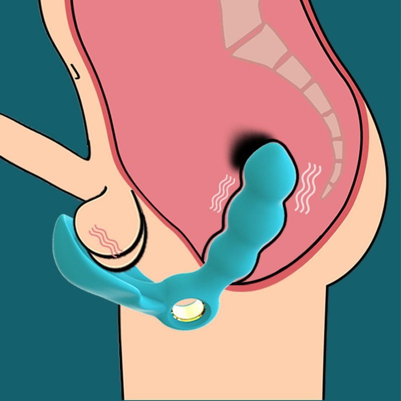 Stymulator angelo male prostate triple stimulation (blue)