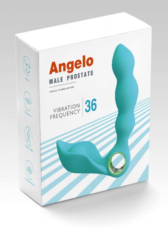Stymulator angelo male prostate triple stimulation (blue)