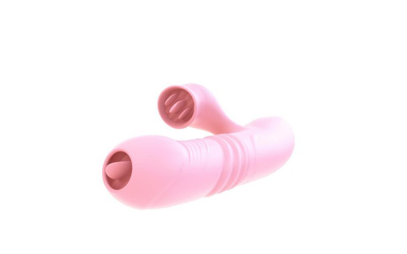Potężny wibrator liżący cipkę różowy Fanny usb