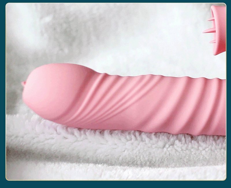 Potężny wibrator liżący cipkę różowy Fanny usb