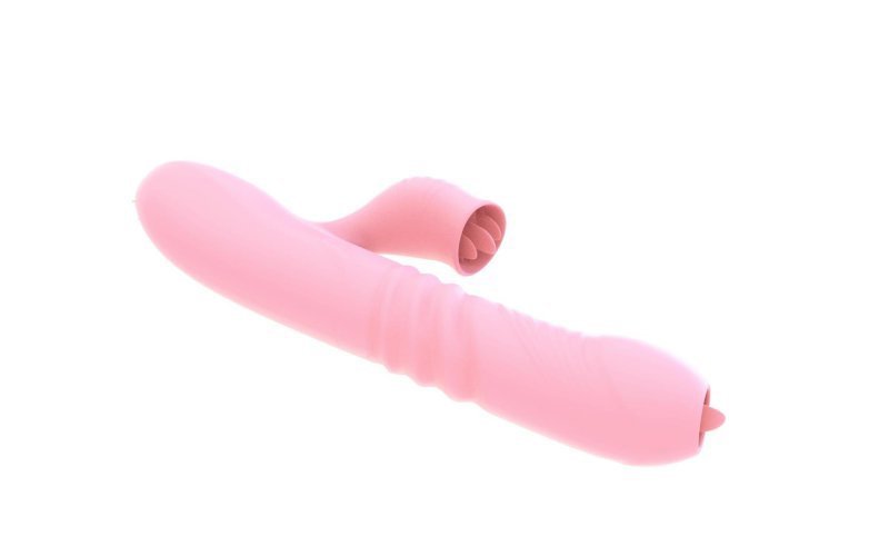 Potężny wibrator liżący cipkę różowy Fanny usb