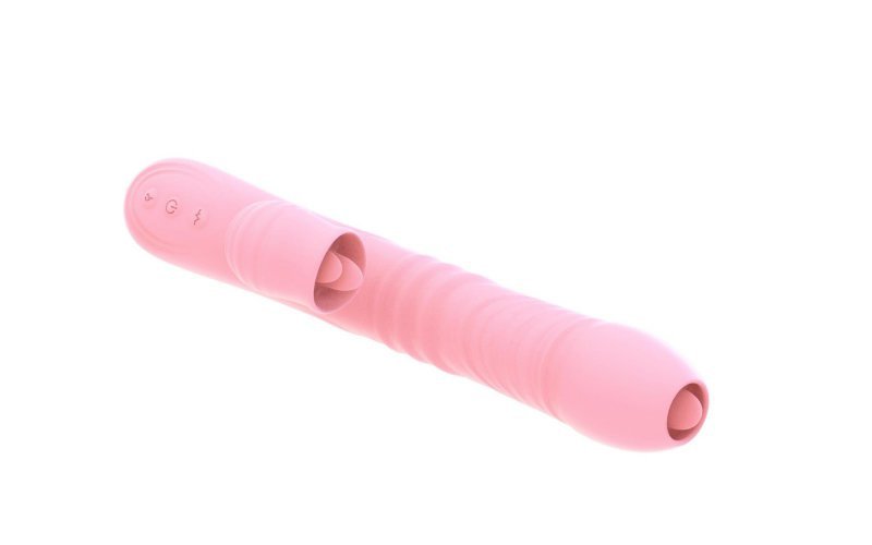 Potężny wibrator liżący cipkę różowy Fanny usb