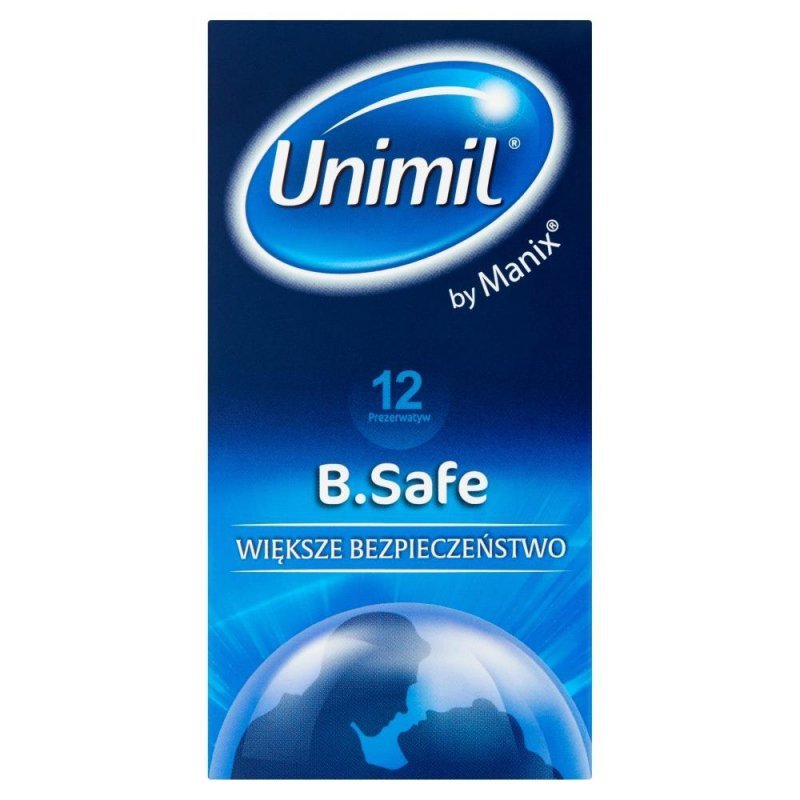 Prezerwatywy grubsze Unimil B.Safe 12 sztuk