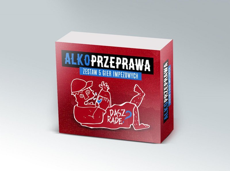 Gra Alkoprzeprawa 5w1-zestaw pięciu gier imprezowych