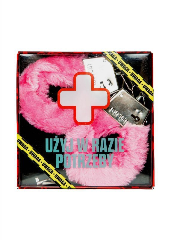 Kajdanki Awaryjne Różowe na prezent