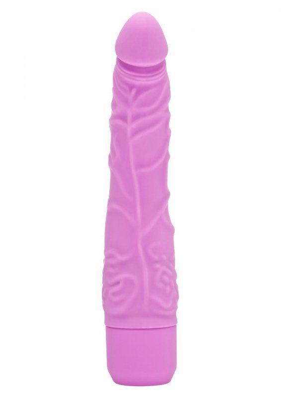 Zakrzywiony realistyczny wibrator różowy 21 cm