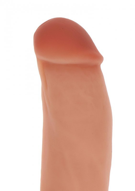 Realistyczne dildo na przyssawce z jądrami 17 cm