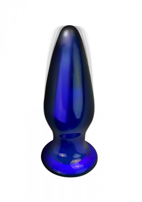 The shining glass buttplug blue
