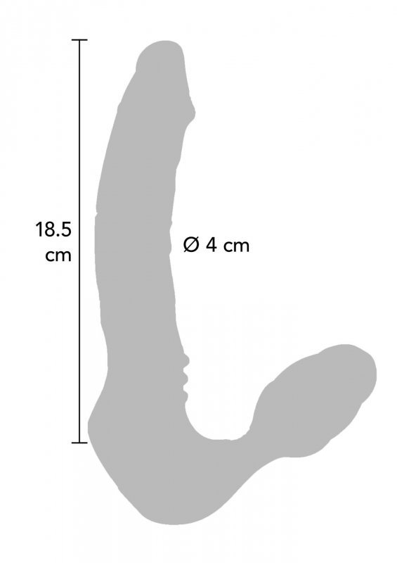 Dopochwowy strap-on bez mocowań jajeczko sztuczny penis żylaste dildo 