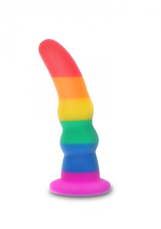 Kolorowy korek analny z wypustkami stymulator prostaty lgbt