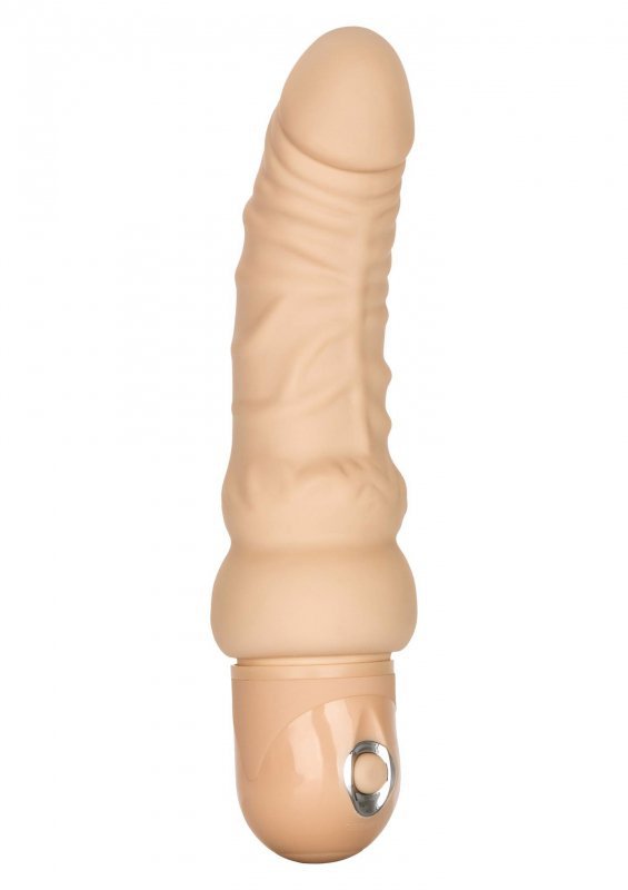 Naturalny żylasty wibrator 17 cm