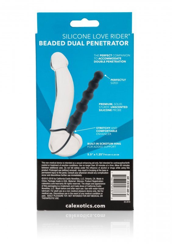 Strap-on nakładka na penis z dwoma pierścieniami sonda analna 14,5 cm