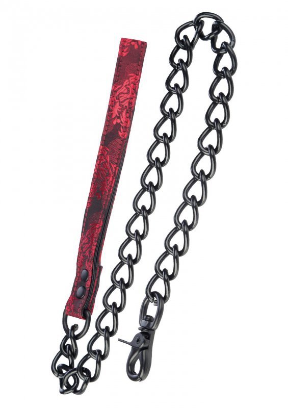 Elegancka smycz do obroży dominacji BDSM
