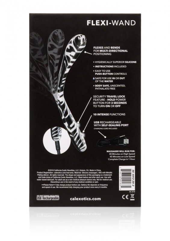 Elastyczny mocny wibrator Hype Flexi Wand